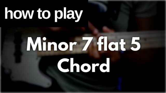 How and Where to Play Minor 7 Flat 5 - Daric Bennetts Bass Lessons